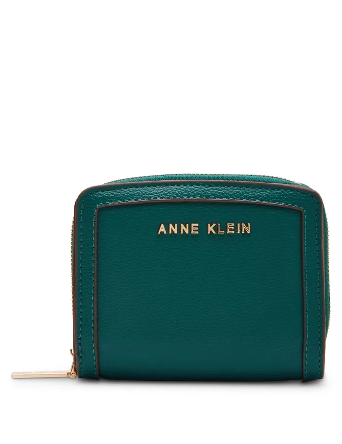 Anne Klein AK Small Curved Wallet Emerald Women Handbags