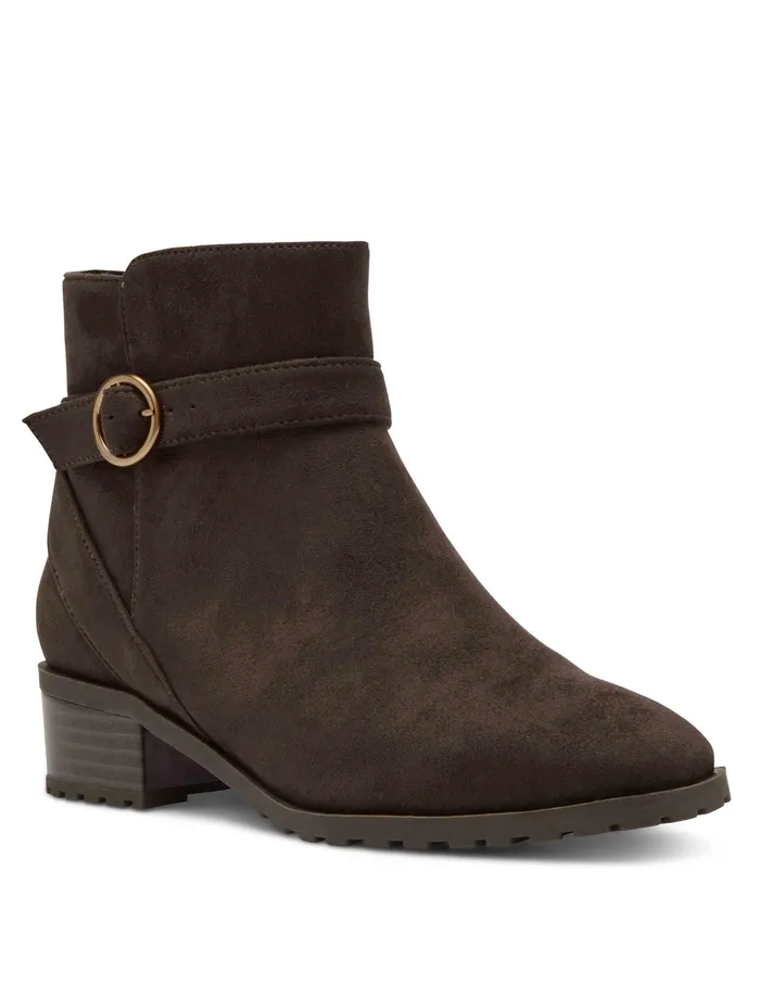 Anne Klein Caroline Boot Dk Brown Ms Women Shoes