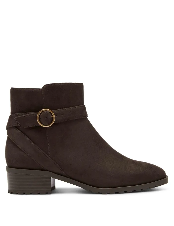 Anne Klein Caroline Boot Dk Brown Ms Women Shoes