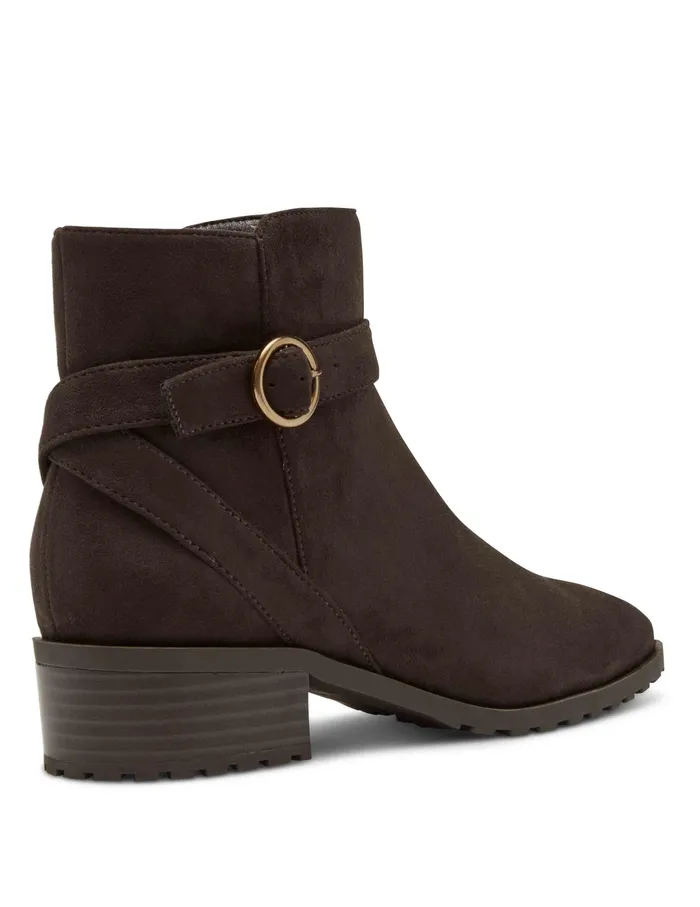 Anne Klein Caroline Boot Dk Brown Ms Women Shoes