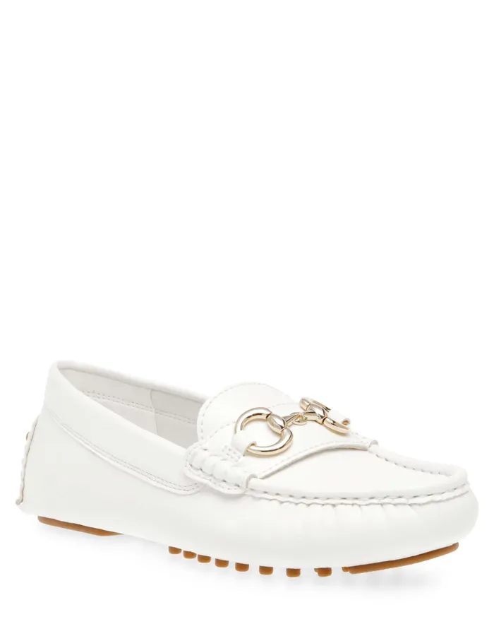 Anne Klein Celeste Moc White Women Shoes