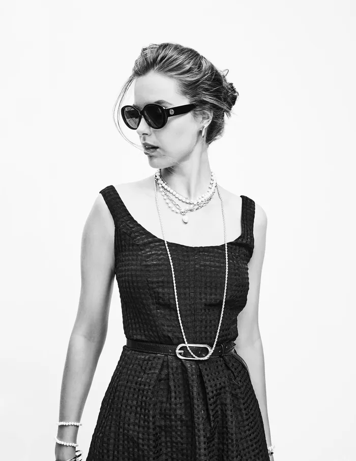Anne Klein Glamorous Oval Sunglasses Black Women Accessories