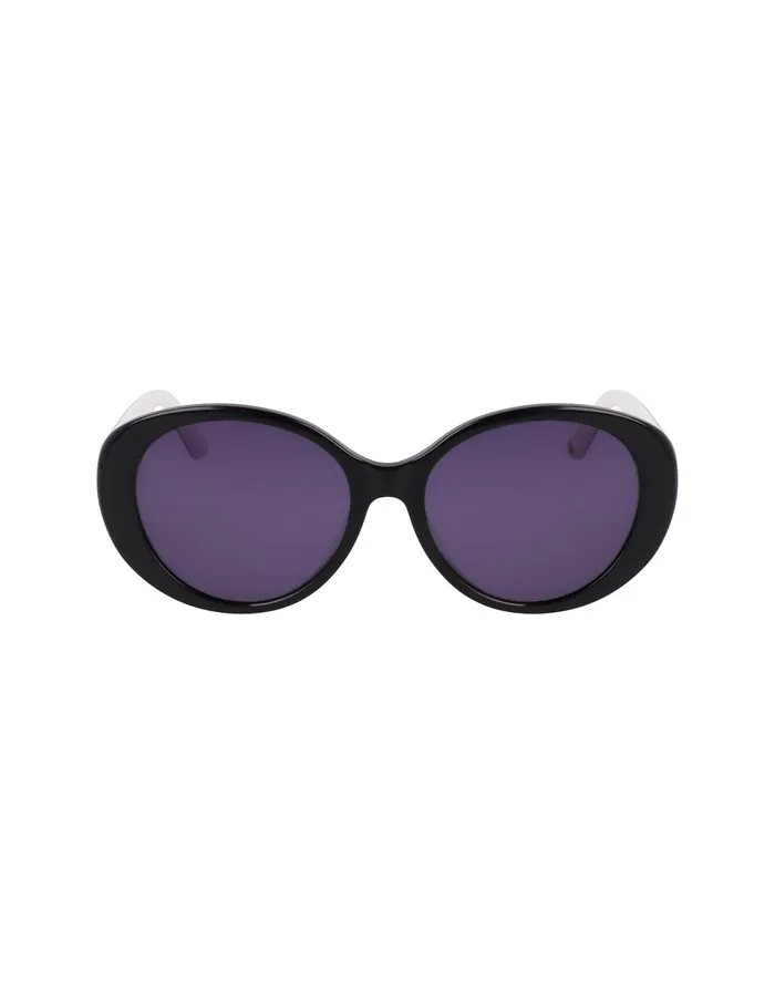 Anne Klein Glamorous Oval Sunglasses Black Women Accessories