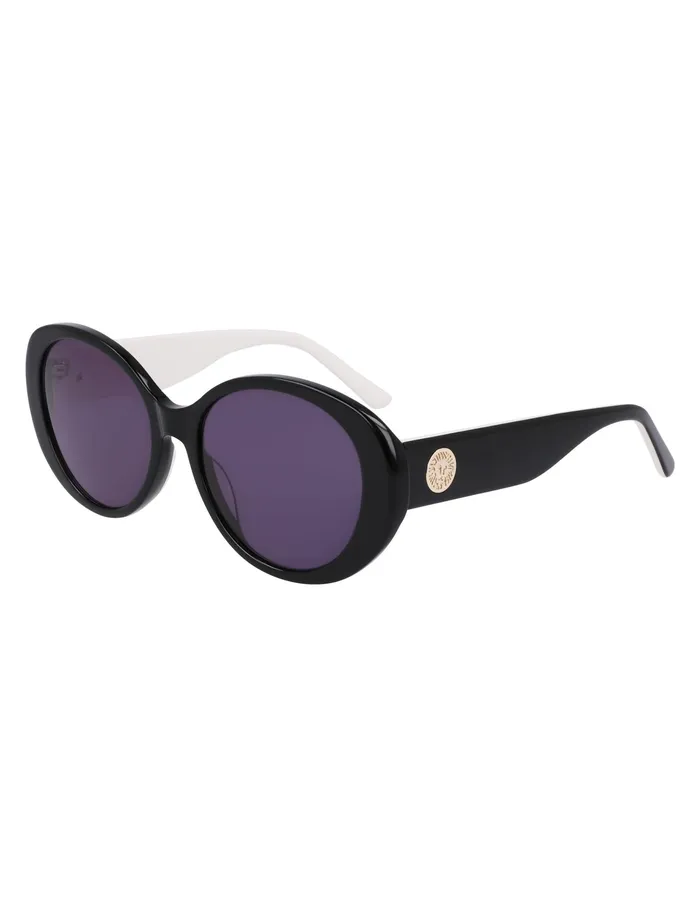 Anne Klein Glamorous Oval Sunglasses Black Women Accessories