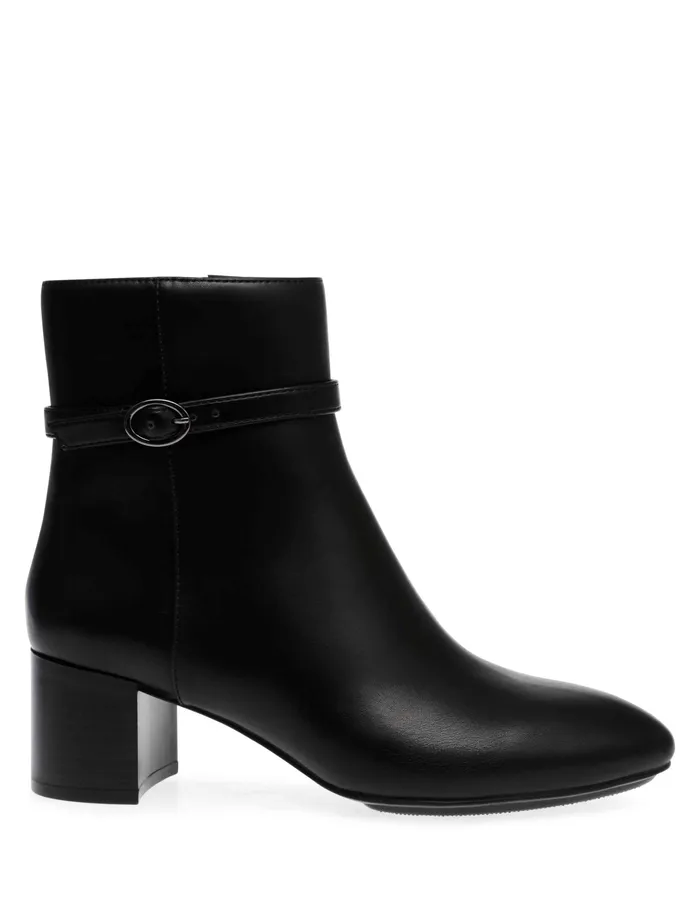 Anne Klein Kaci Boot Black Smooth Women Shoes