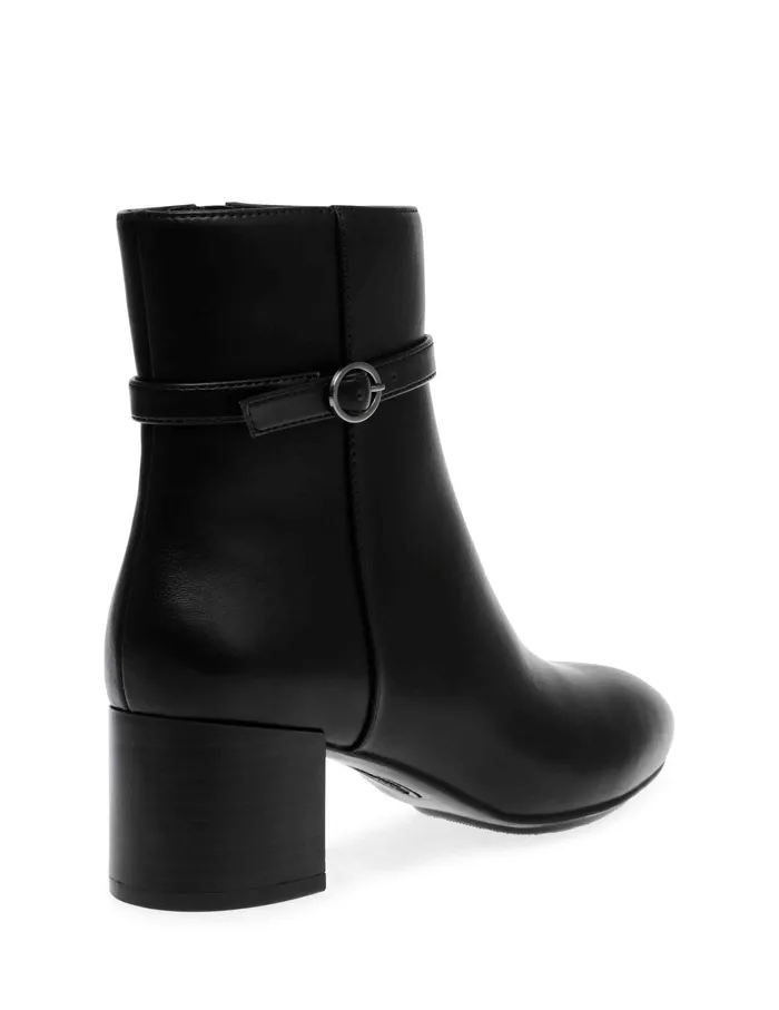 Anne Klein Kaci Boot Black Smooth Women Shoes