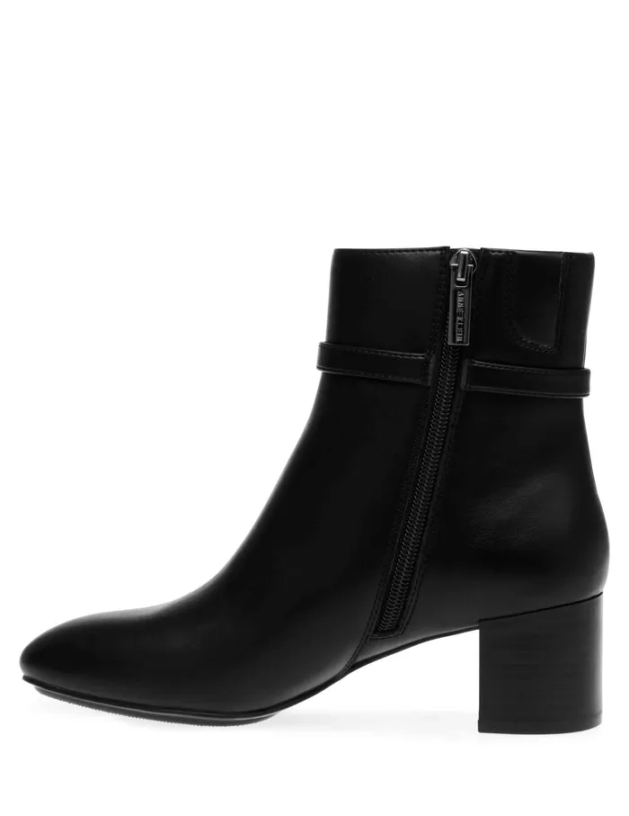 Anne Klein Kaci Boot Black Smooth Women Shoes
