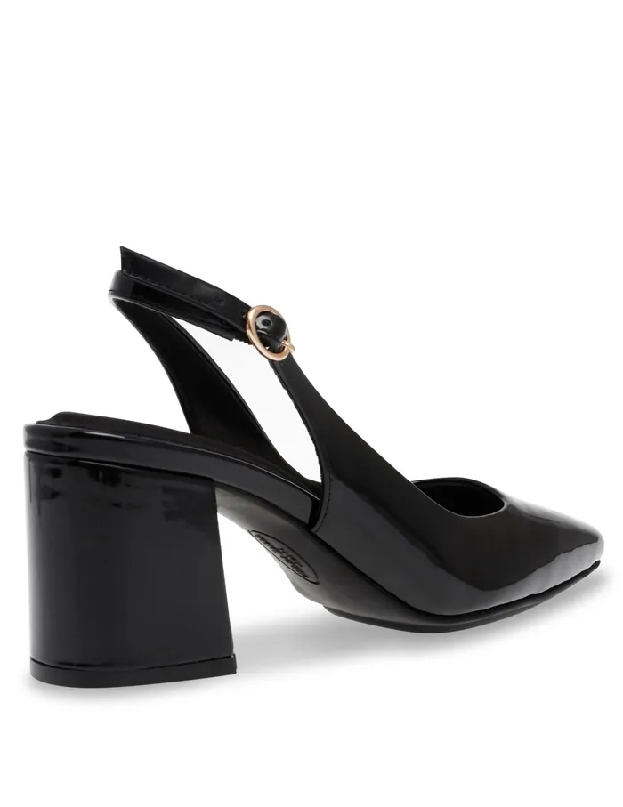 Anne Klein Lizette Dress Pump Black Patent Women Shoes