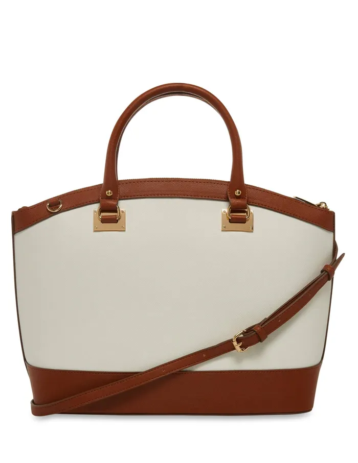 Anne Klein New Recruits Dome Satchel Anne White Women Handbags