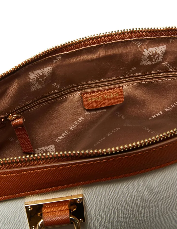 Anne Klein New Recruits Dome Satchel Anne White Women Handbags