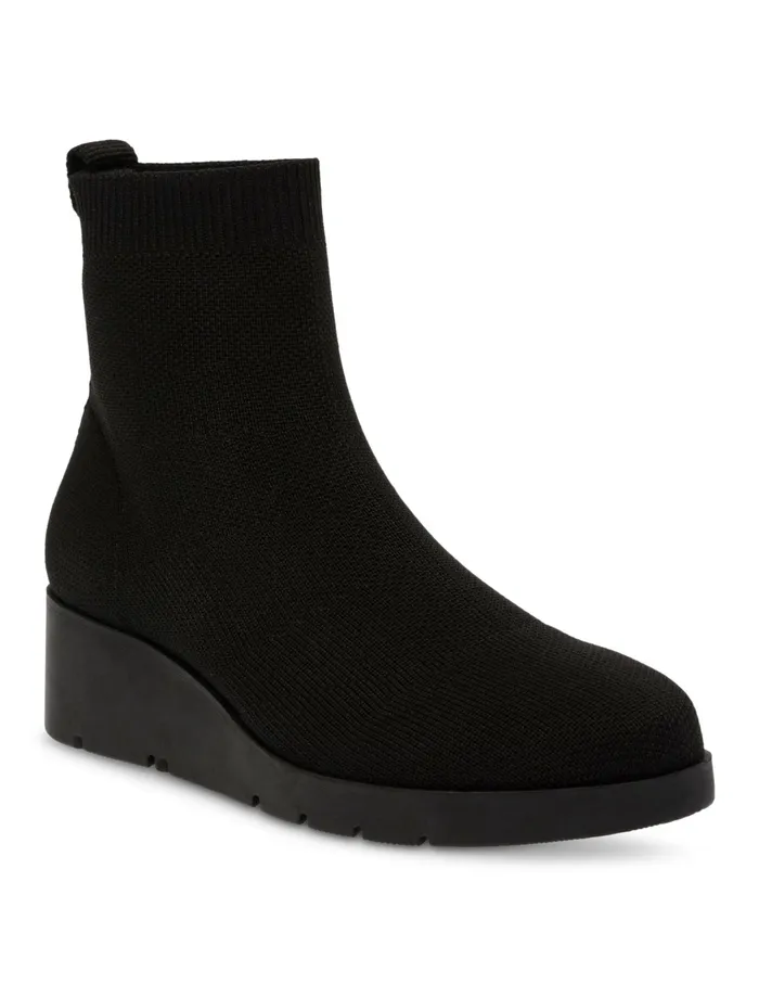 Anne Klein Quaid Sneaker Wedge Black Women Shoes