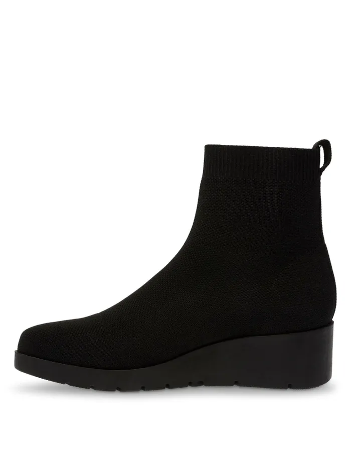 Anne Klein Quaid Sneaker Wedge Black Women Shoes