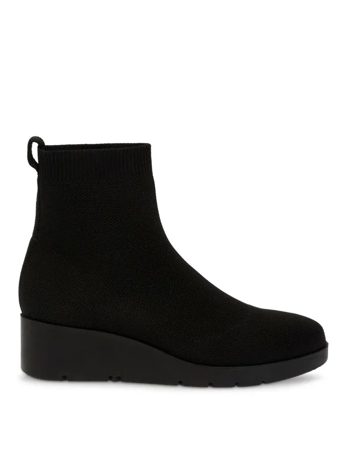 Anne Klein Quaid Sneaker Wedge Black Women Shoes