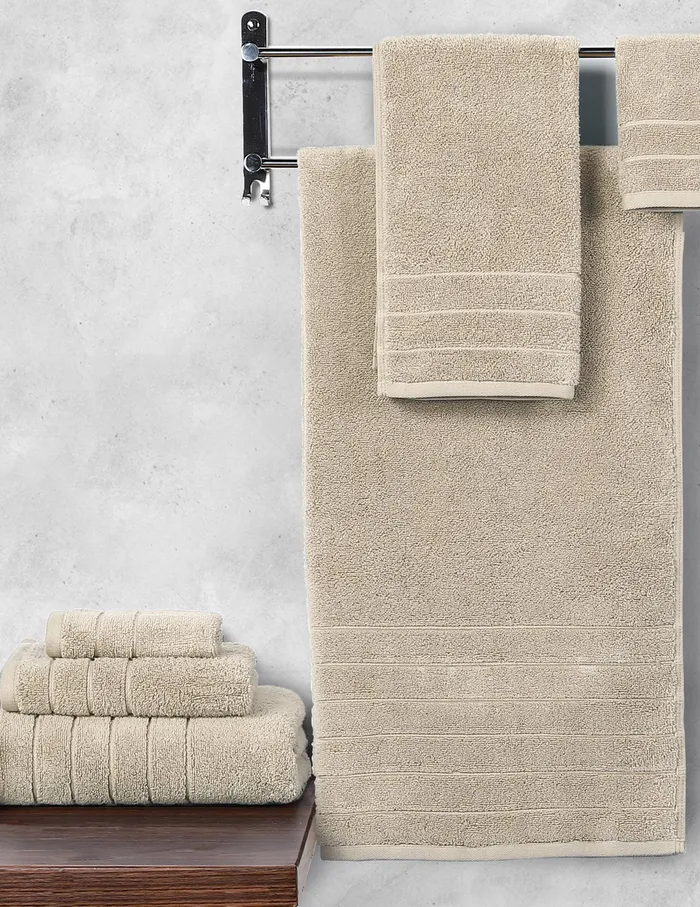 Anne Klein Reverie 6 Piece Towel Set Sand Women Home