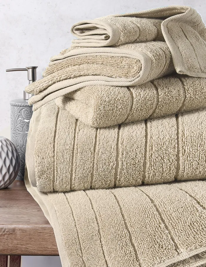 Anne Klein Reverie 6 Piece Towel Set Sand Women Home