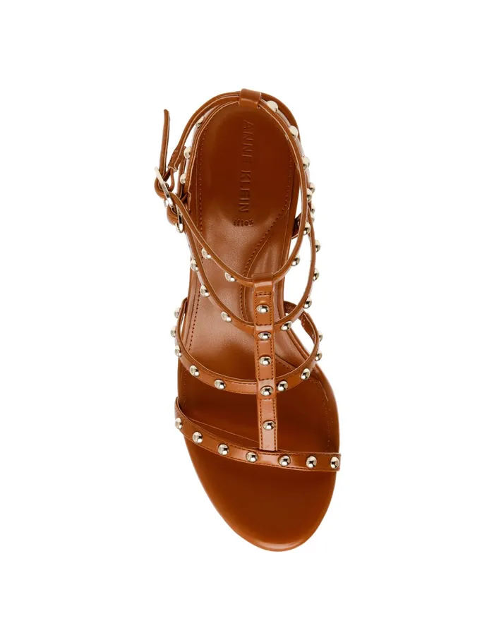 Anne Klein Ruth Dress Sandal Cognac Women Shoes