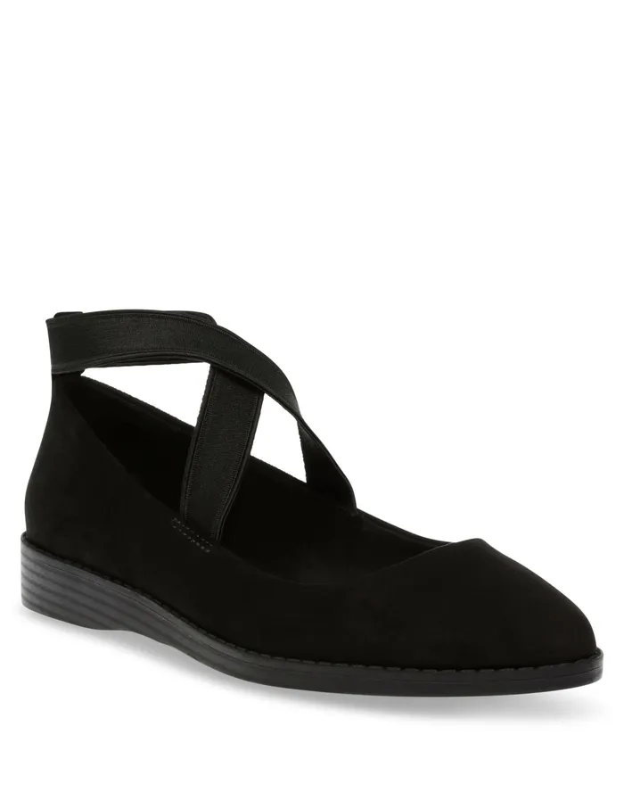 Anne Klein Sage Ballet Flat Black Women Shoes