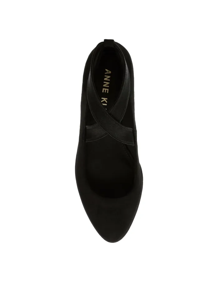 Anne Klein Sage Ballet Flat Black Women Shoes