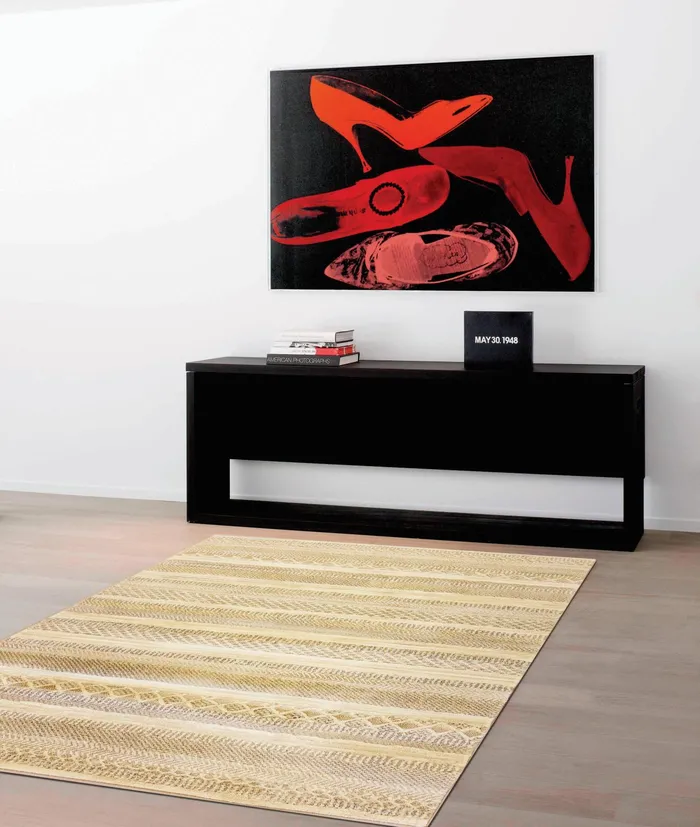 Anne Klein The Palace Contemporary Rug Collection Cream Women Home