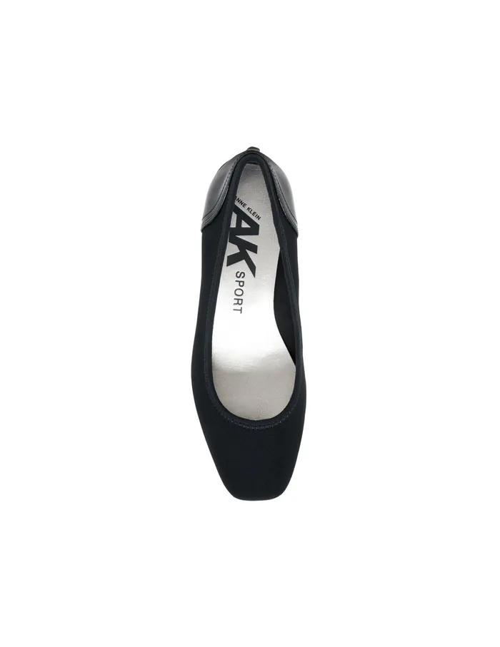 Anne Klein Wisher Wedge Navy Multi Fabric Women Shoes