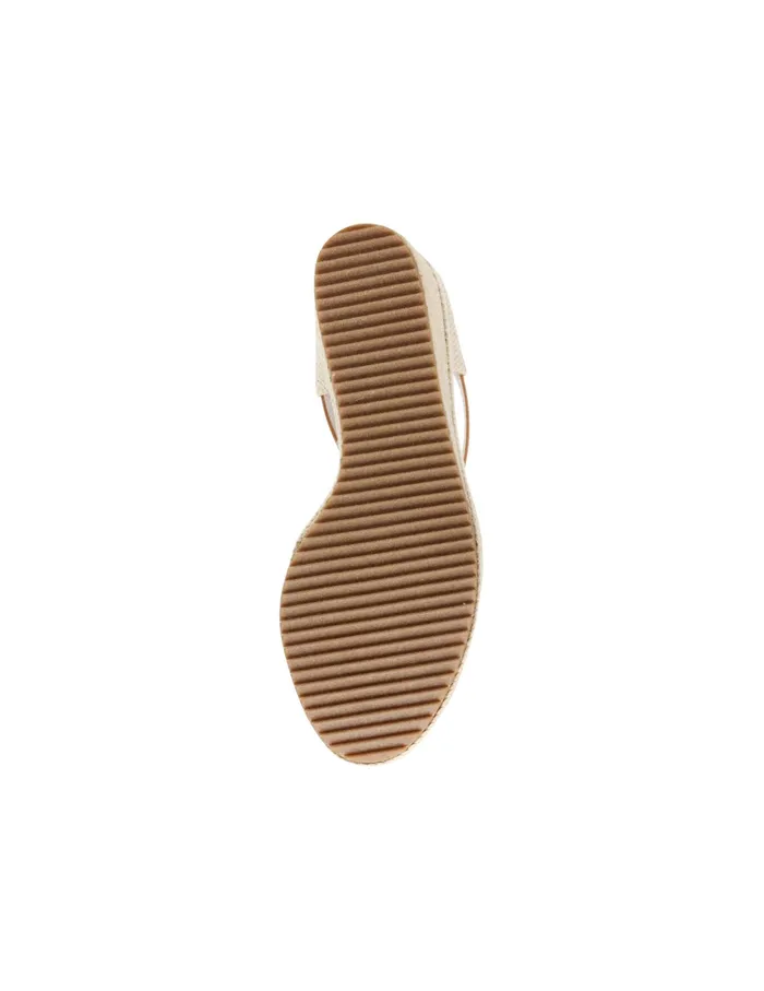 Anne Klein Zoey Round Toe Espadrille Wedges Natural Women Shoes