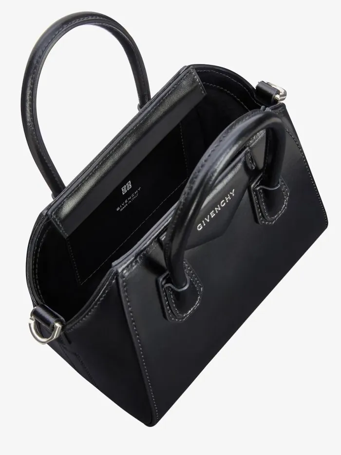 Antigona Toy Bag In Box Leather Black Women Givenchy Micro Bags