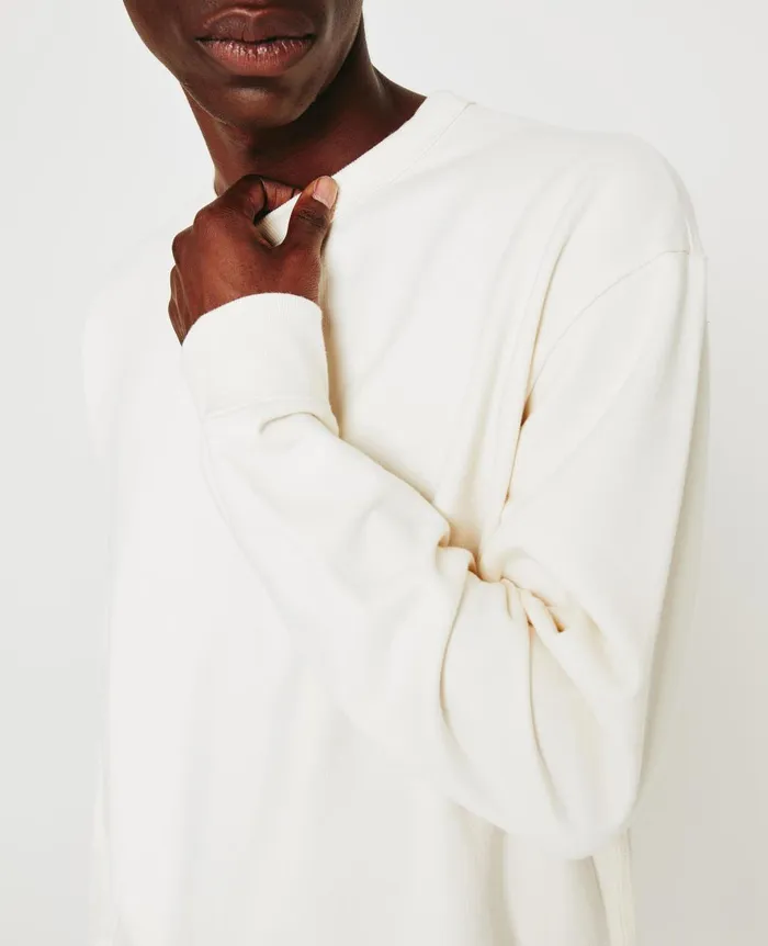 Arc Crew White Cream Men AG Jeans Sweatshirts Arc Crew White Cream Men AG Jeans Sweatshirts