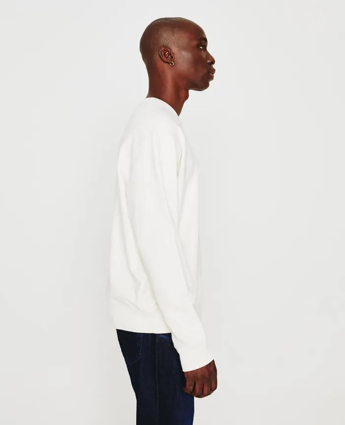 Arc Crew White Cream Men AG Jeans Sweatshirts Arc Crew White Cream Men AG Jeans Sweatshirts