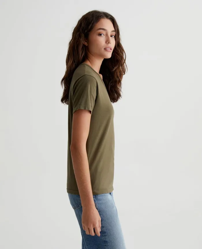 Aspen U Shady Moss Women AG Jeans Tees and Tanks Aspen U Shady Moss Women AG Jeans Tees and Tanks