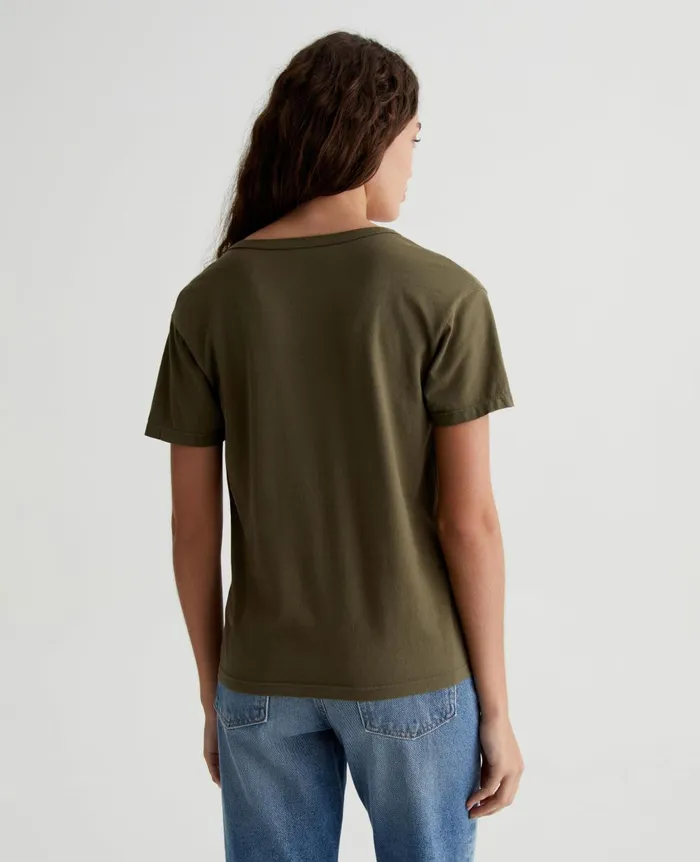 Aspen U Shady Moss Women AG Jeans Tees and Tanks Aspen U Shady Moss Women AG Jeans Tees and Tanks