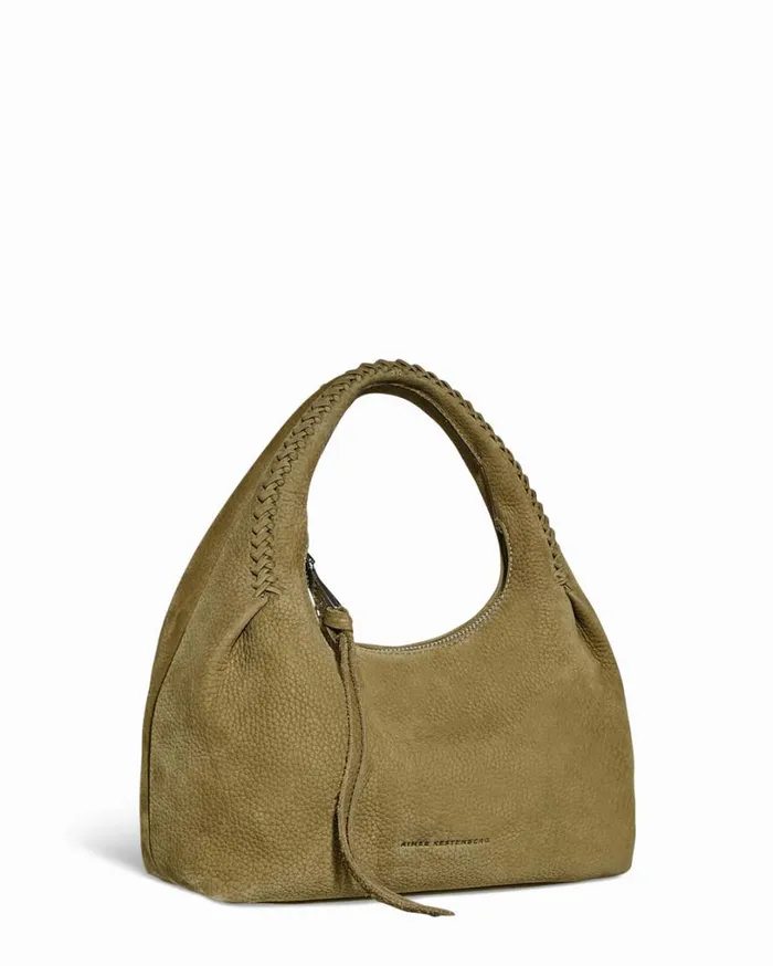 Aura Handheld Soft Olive Nubuck Women Aimee Kestenberg Satchels