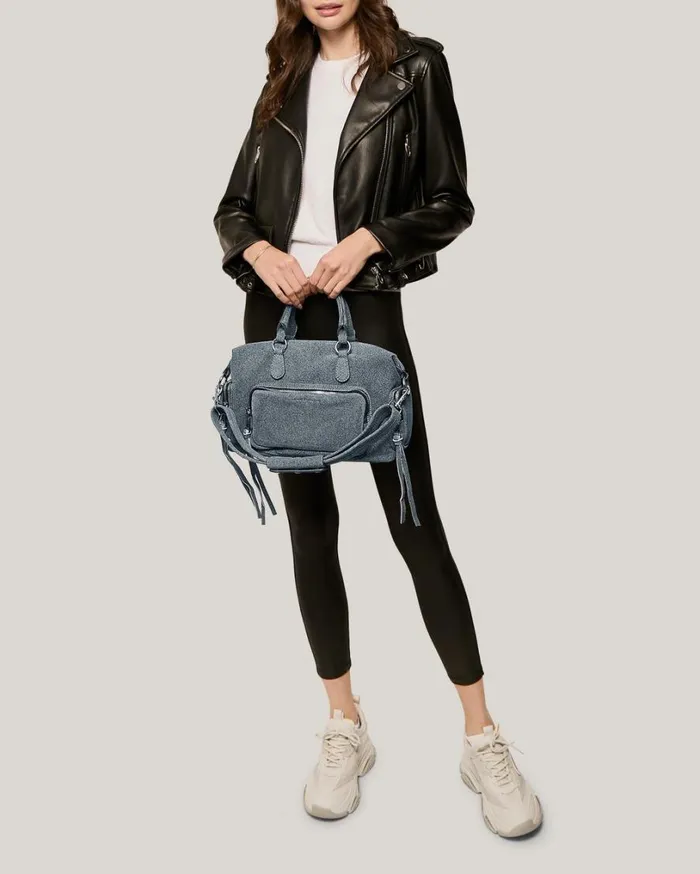 Away We Go Satchel Dark Denim Women Aimee Kestenberg Satchels