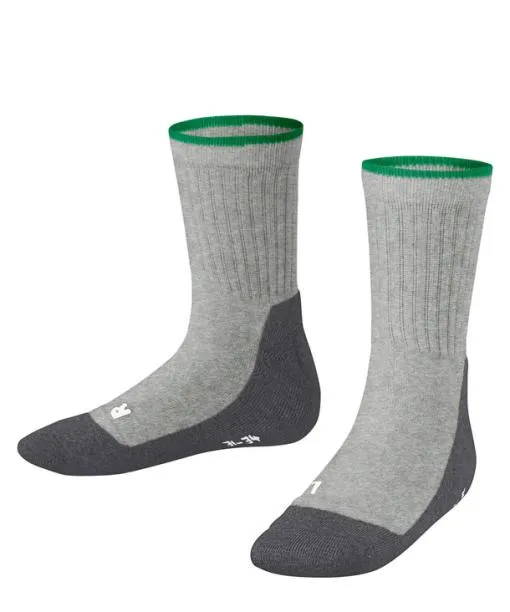 Babies and Kids Active Everyday Kids Socks Light Grey FALKE Socks