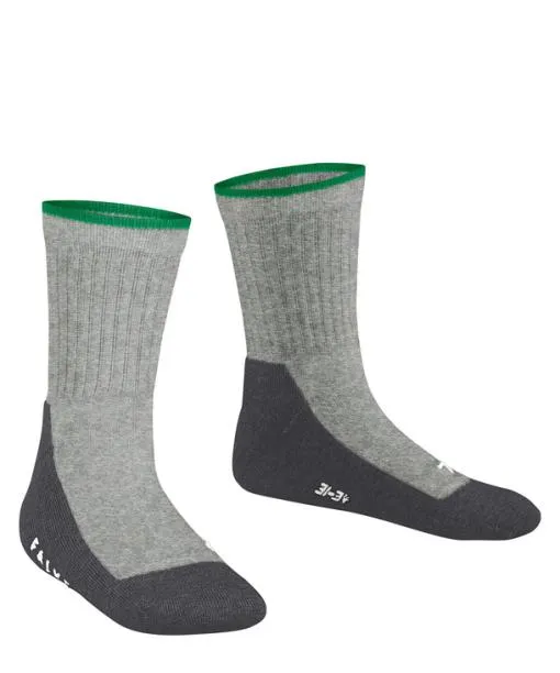 Babies and Kids Active Everyday Kids Socks Light Grey FALKE Socks