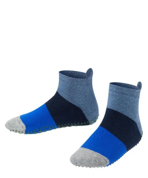 Babies and Kids Colour Block Kids House Socks Denim FALKE House Socks