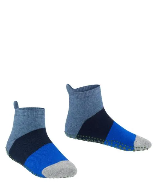 Babies and Kids Colour Block Kids House Socks Denim FALKE House Socks