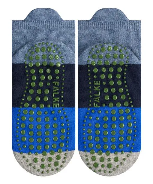 Babies and Kids Colour Block Kids House Socks Denim FALKE House Socks