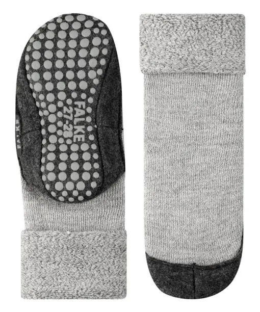 Babies and Kids Cosyshoe Minis Kids Slippers Light Grey FALKE House Socks
