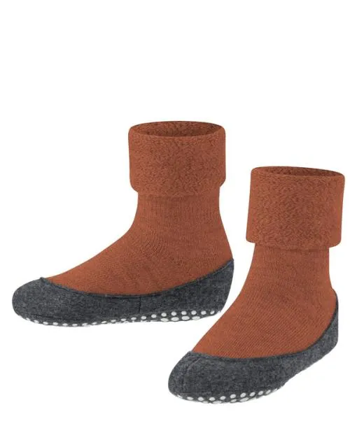 Babies and Kids Cosyshoe Minis Kids Slippers Rust FALKE House Socks