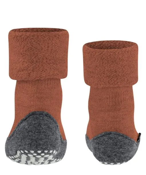 Babies and Kids Cosyshoe Minis Kids Slippers Rust FALKE House Socks