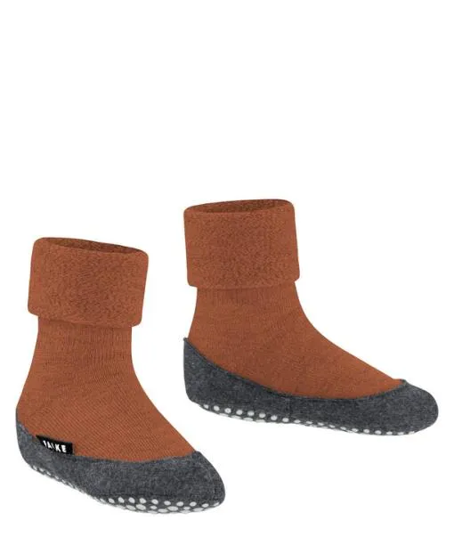 Babies and Kids Cosyshoe Minis Kids Slippers Rust FALKE House Socks