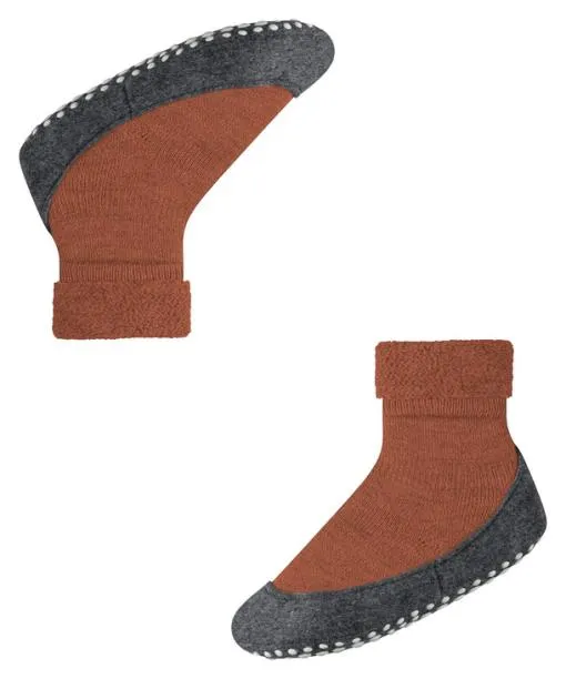 Babies and Kids Cosyshoe Minis Kids Slippers Rust FALKE House Socks