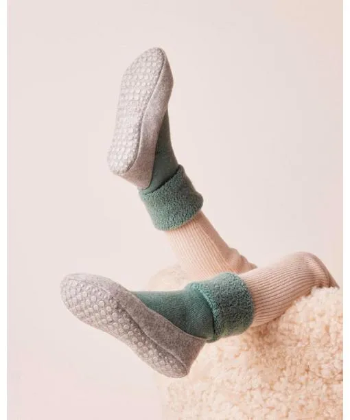 Babies and Kids Cosyshoe Teens Kids Slippers Angel Blue FALKE House Socks