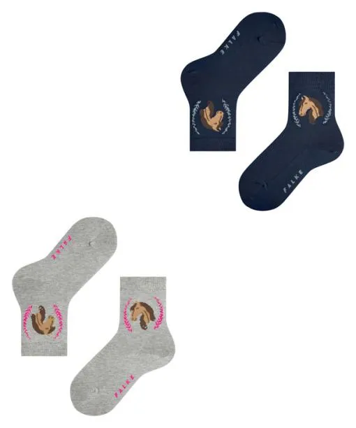 Babies and Kids Horse 2Pack Kids Socks Sortiment FALKE Socks