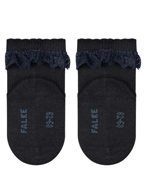 Babies and Kids Romantic Lace Babies Socks Dark Navy FALKE Baby Socks