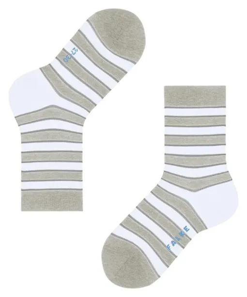 Babies and Kids Simple Stripes Kids Socks Storm Grey FALKE Socks