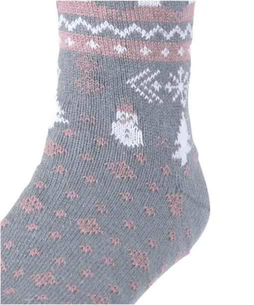 Babies and Kids Weather Fair Isle Kids Socks Steel Mel FALKE Socks