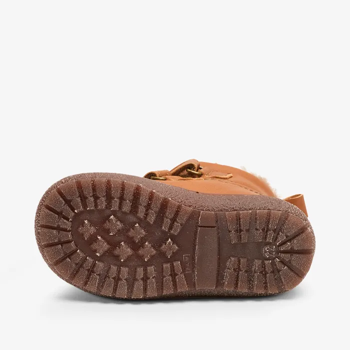 BABY Boots bisgaardshoes storm lamb cognac Brown