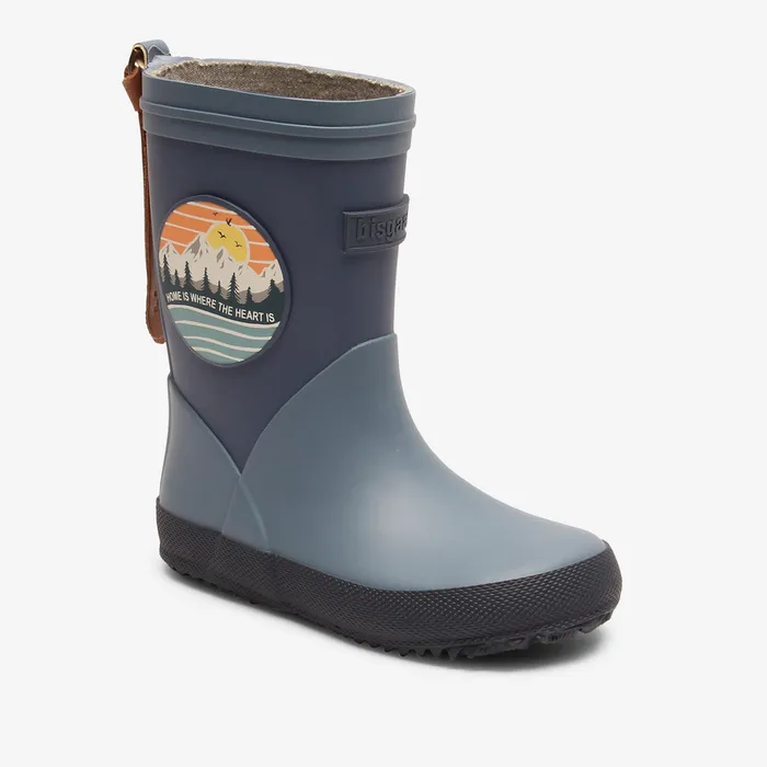 BABY Rubber boots bisgaardshoes fashion II blue Blue