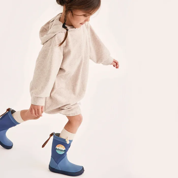 BABY Rubber boots bisgaardshoes fashion II blue Blue
